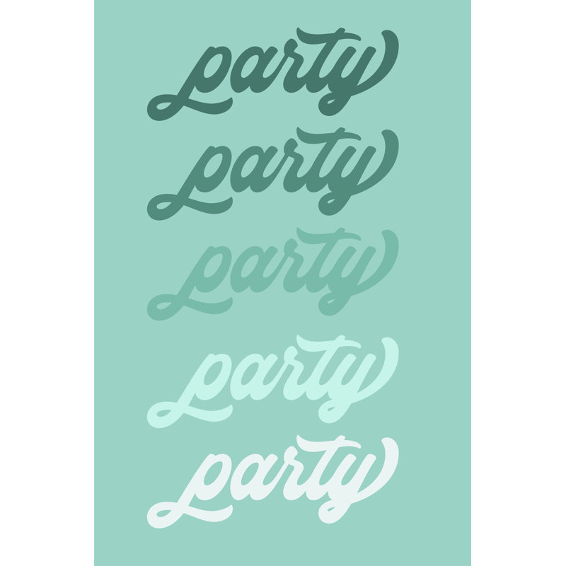 Let's Party II by Anna Hambly - Wrapped Canvas Print, 122cm H x 81cm W x 3.8cm D