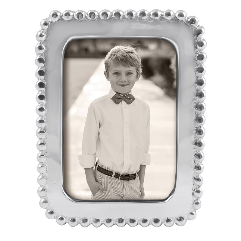 Beaded Metal Picture Frame