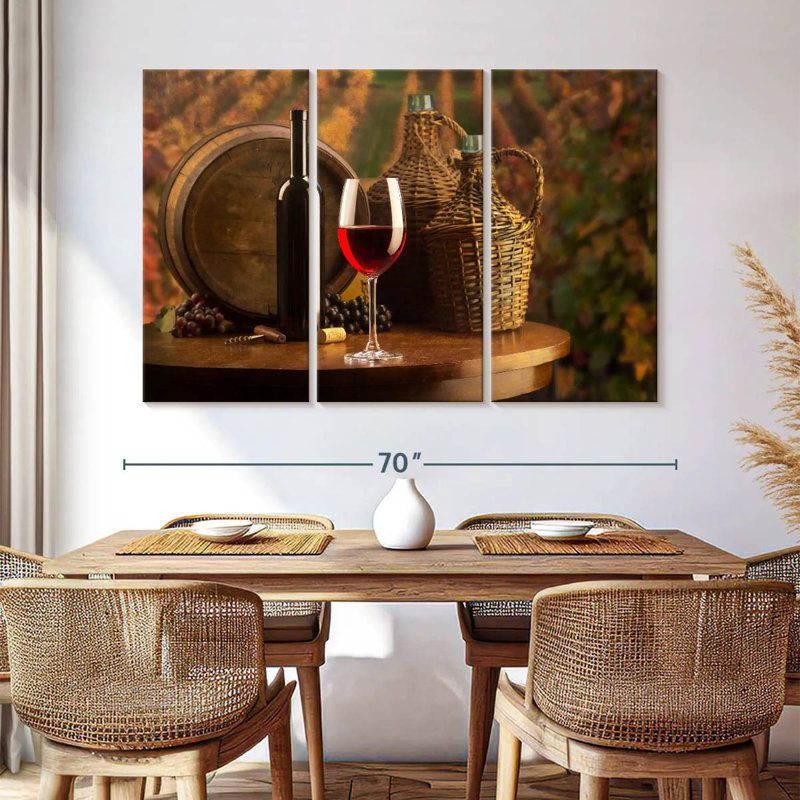 Yarlin Vineyard Red Wine Sampling, 42" H x 65" W