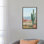«Saguaro Cactus Study II», reproduction d'art sur toile encadrée
