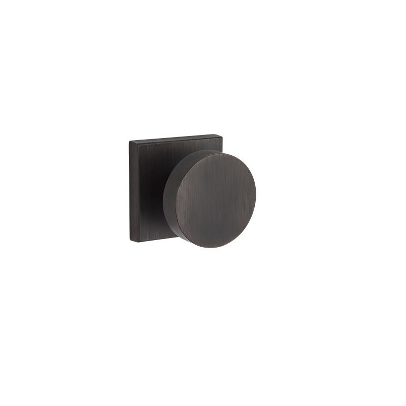 Contemporary Single Dummy Door Knob, Venetian Bronze
