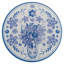 Sous-verres en acrylique bleu et blanc