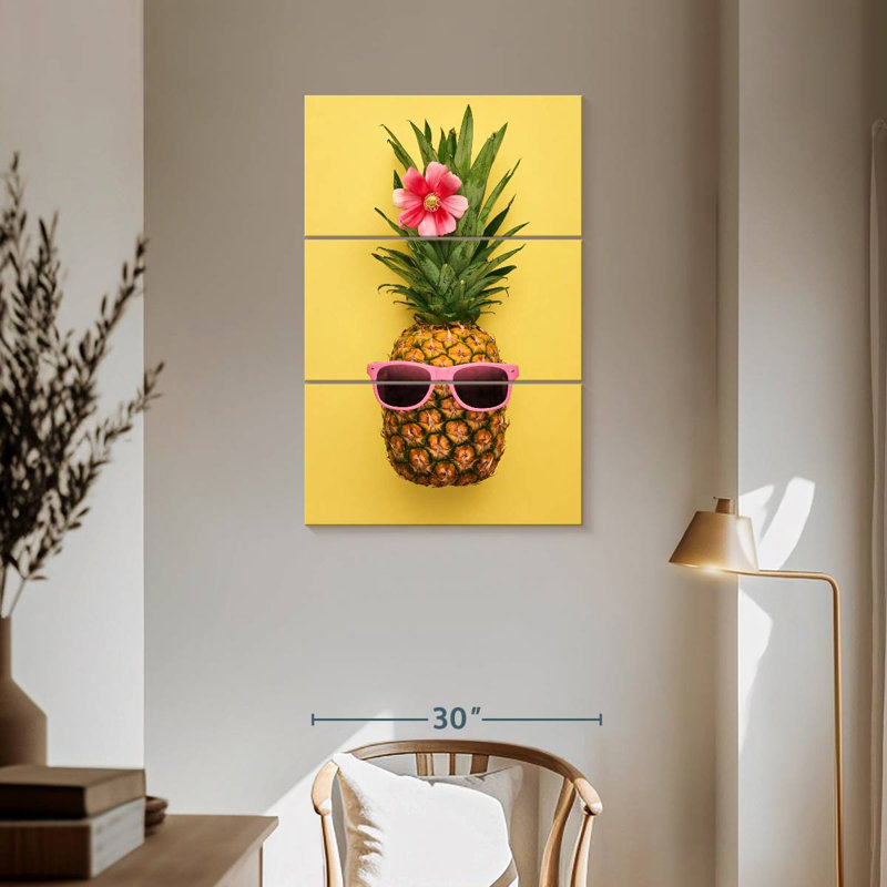 Yarlin Summer Fashion Pineapple, 57" H x 36" W