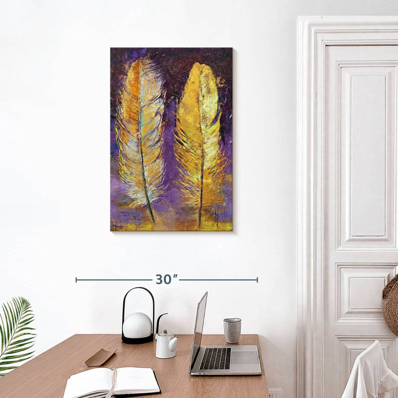 Plumes d'or Kerner, H 30 po x l 20 po