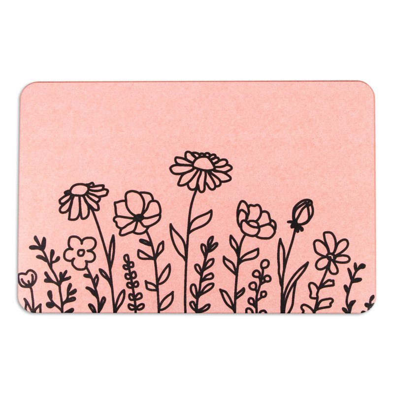 Non-Slip Bath Mat, Pink