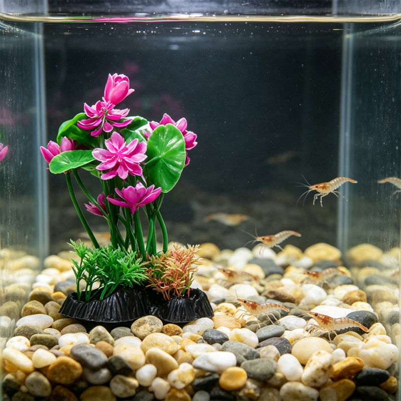 Plastic Artificial Aquarium Plants, Multicolor, C