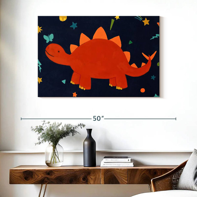 Brampt Starry Dinos I, 26" H x 39" W