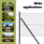 Welded Wire Fence With 7 Posts Green Steel-1456266993-1456266998