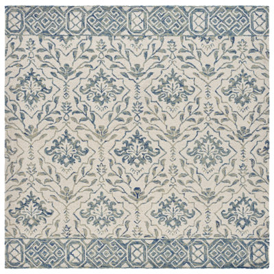 Pimentel Hand Tufted Wool Floral Rug