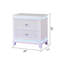 Table de chevet 2 tiroirs Opium