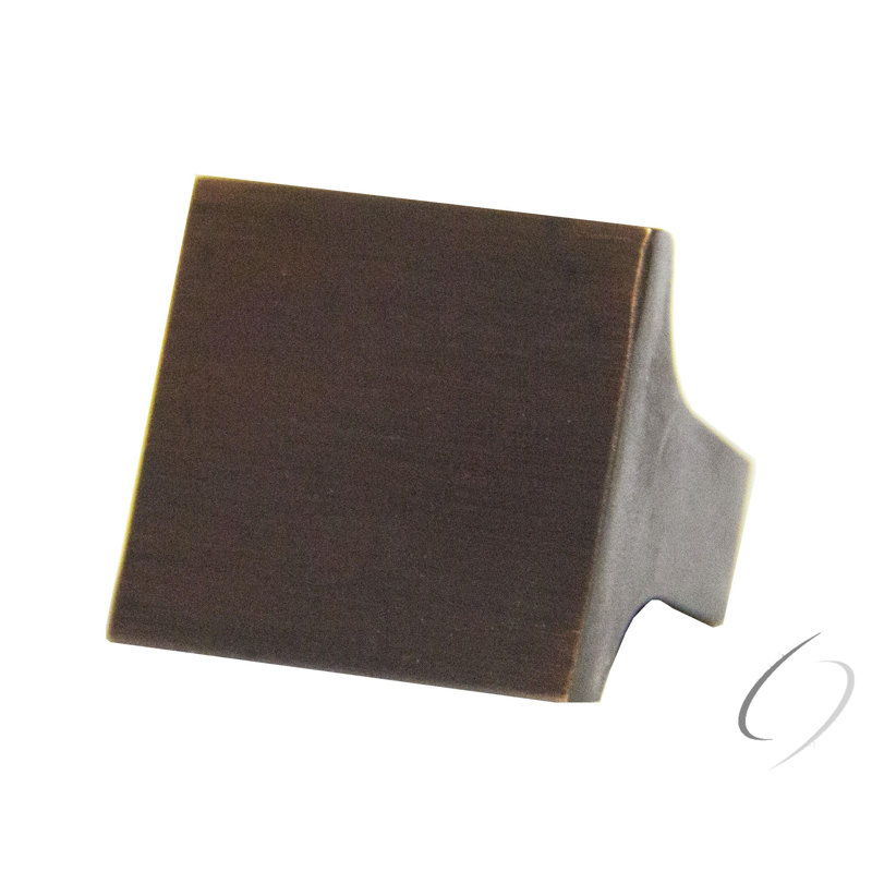 Poignée carrée 1 po, Bronze huilé