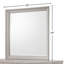 Miroir carré gris-118088210