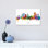 «Mumbai Skyline India Bombay» par Michael Tompsett, impression sur toile tendue