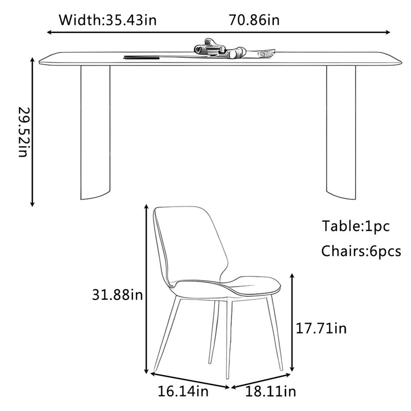 Escoto, 29.52"H x 70.86"L x 35.43"W