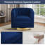 Fauteuil demi-tonneau pivotant de 31 po Brajan-1604692170