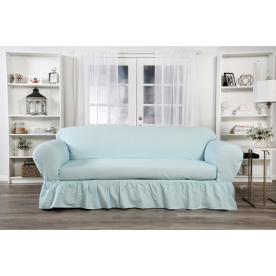 Cotton Box Cushion Sofa Slipcover