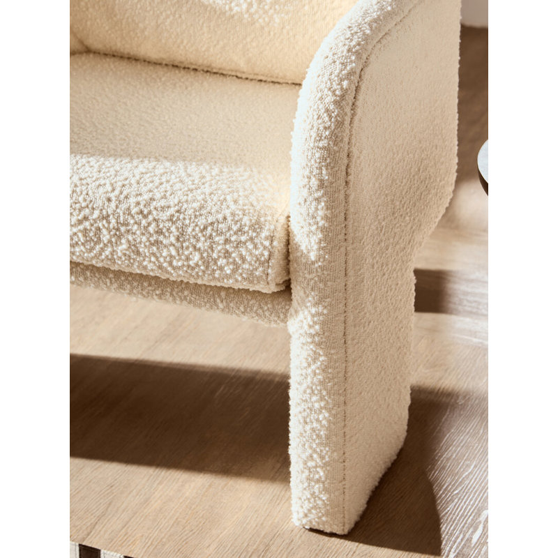 Upholstered Armchair, Grey