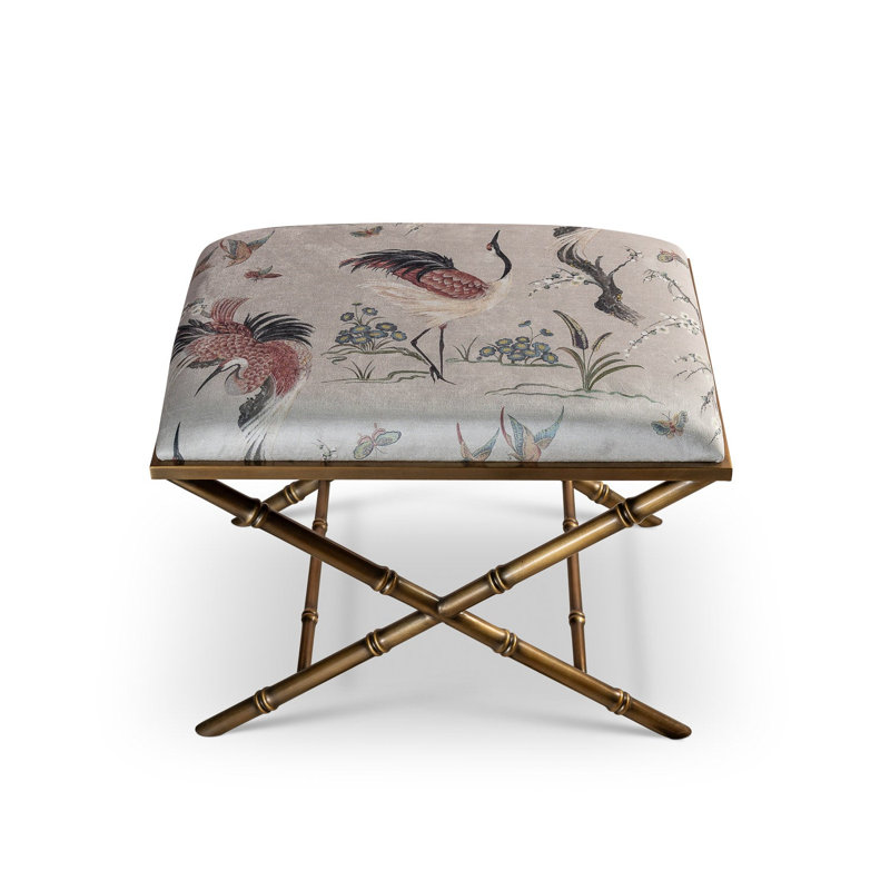 Lauderdale Herons Bench, Brass