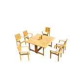 Lua Outdoor - Piece Teak Dining Set