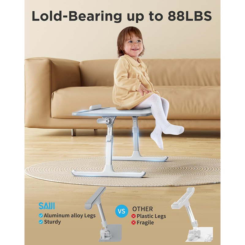 Lap Desk Laptop Bed Tray Table, Adjustable Laptop ...
