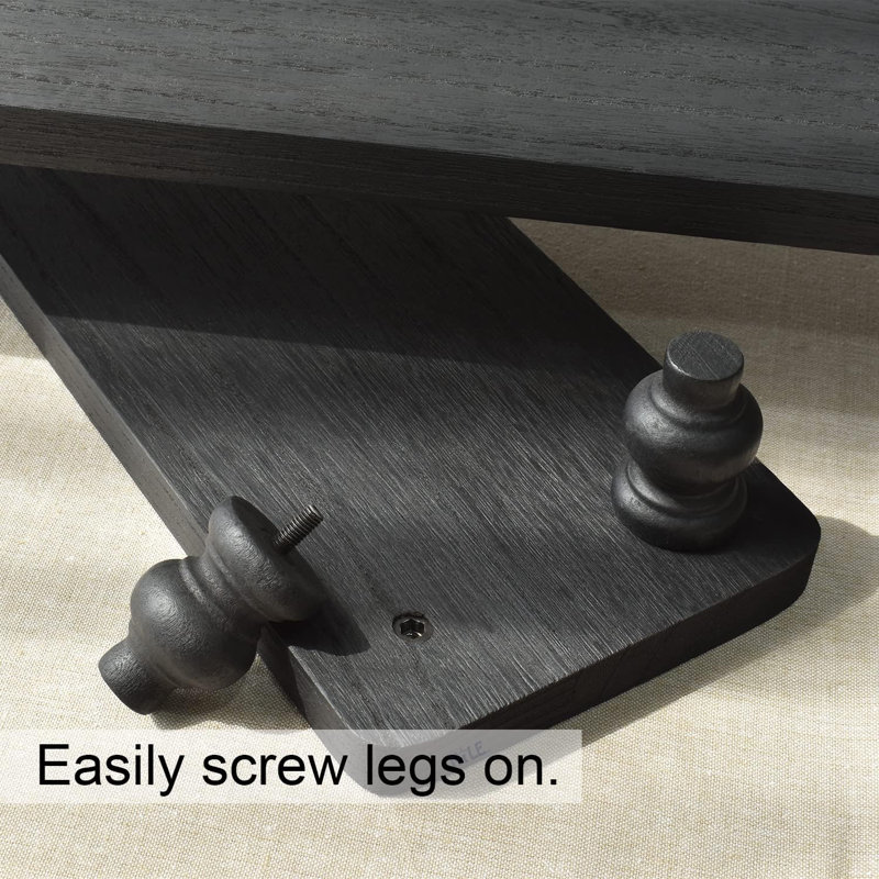 Black Wooden Desktop Display Risers Set