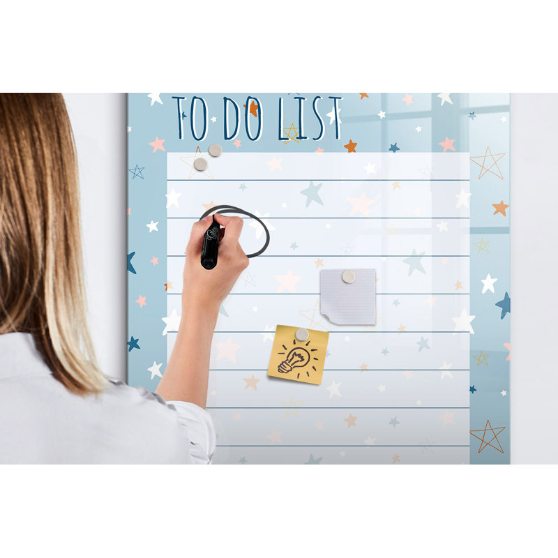 Magnetic Glass Photo Memo Board