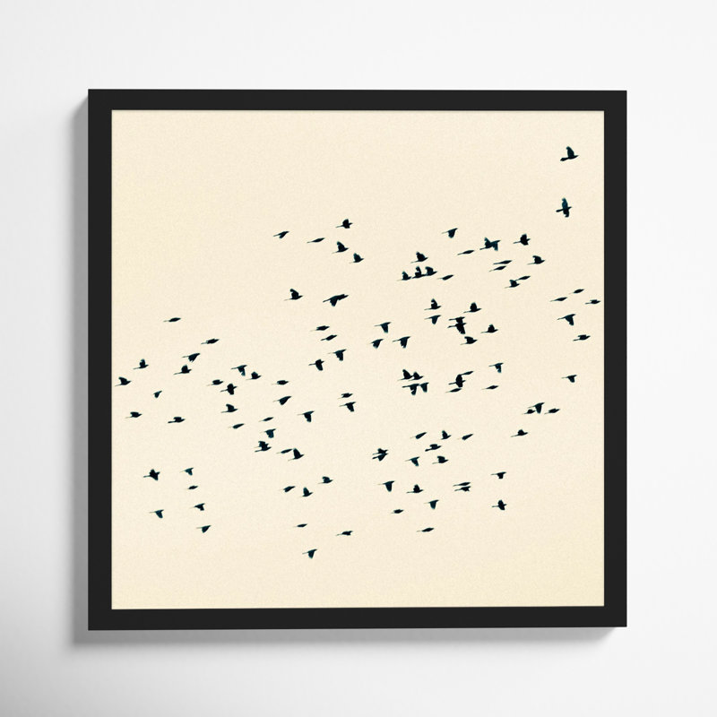 Soaring by Peter Dušek, Black, 16" H x 16" W x 1.25" D
