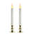 Tupkee Christmas LED Window Candles - Flickering Flameless - Battery Operated with Timer