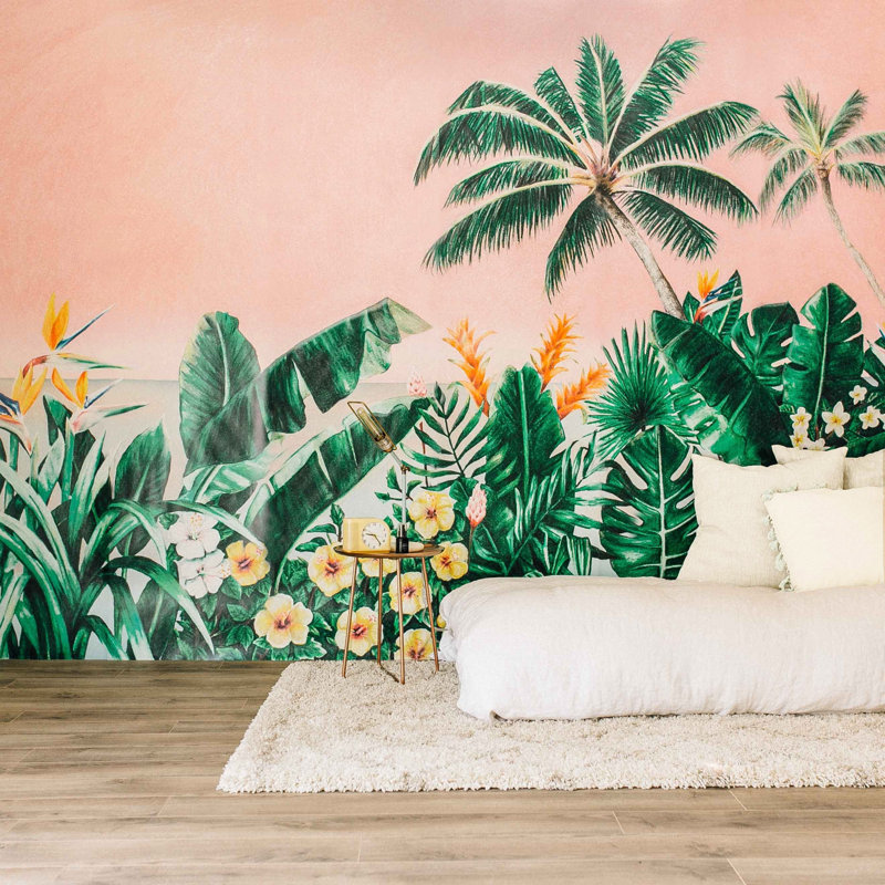 Floral Wallpaper by Melissa Cabrera, Non-Pasted