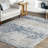 Rubio Striped Gray/Beige Area Rug-1711421725