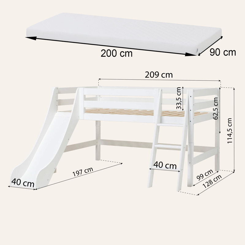 Eco Luxury Mid Sleepers, European Single (90 x 200cm)