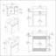 Meuble-lavabo flottant de 18 pouces avec porte à fermeture en douceur, lavabo en céramique et contreplaqué durable pour espaces compacts-131461099