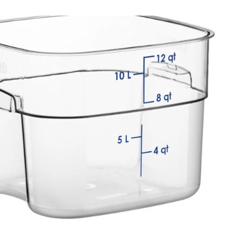 Cambro Camsquares Freshpro 8 pte Contenant alimentaire transparent en polycarbonate