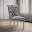 Chaise de salle à manger rembourrée en velours moderne avec anneau à tirer (ensemble de 2)-1415673431-1460188290
