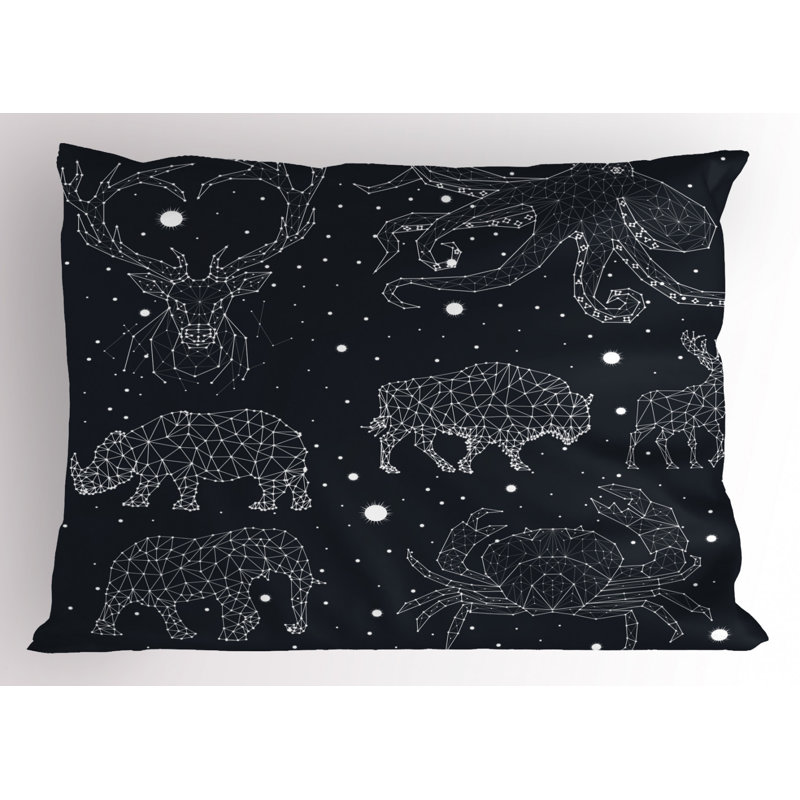 Deer Polyester Sham Set, Twin