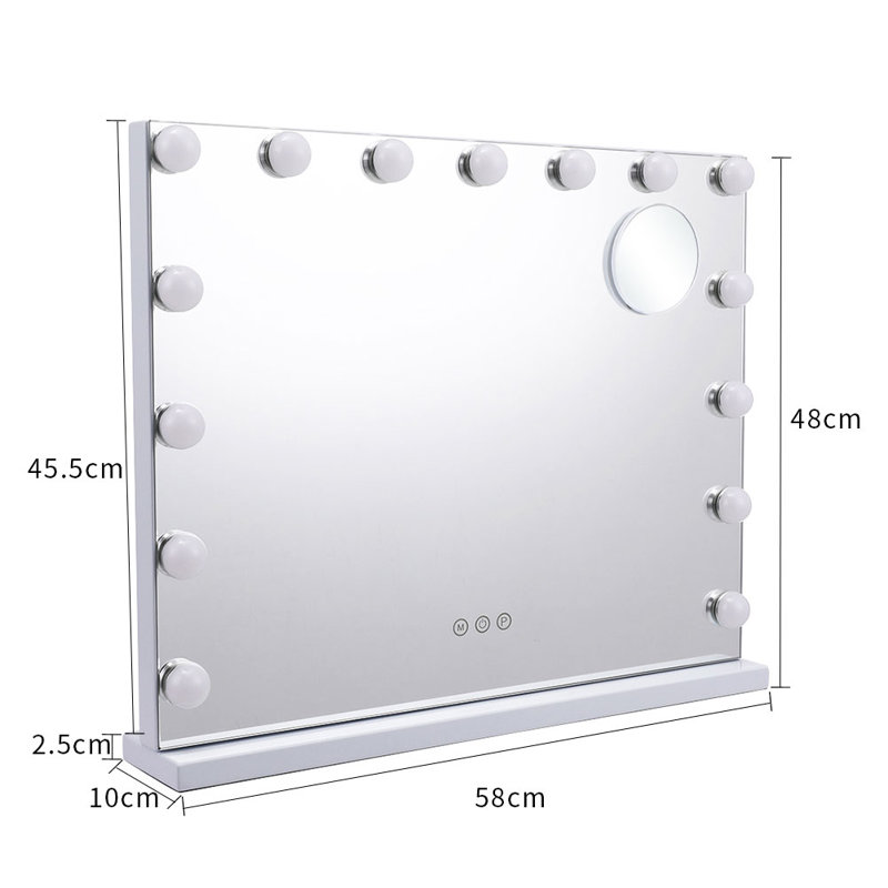 Metal Rectangle Floor Mirror