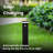 Outdoor Solar Metal Pathway Light With Motion Sensor