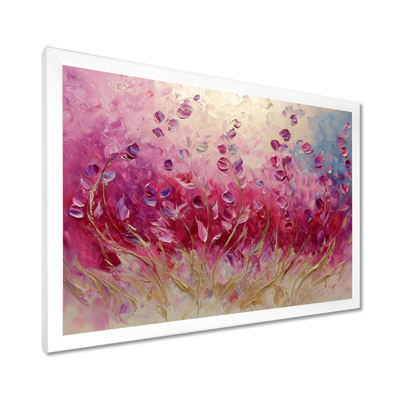 Jamerson - Floral Wall Art, 34" H x 44" W, Reproduction encadrée d'une seule photo, Blanc