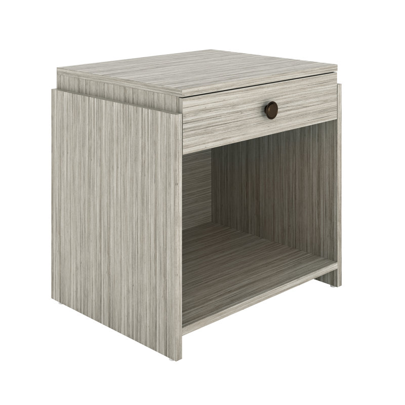 Boyd Sleep Sydney Single Drawer Nightstand, Gray