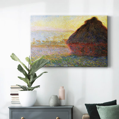 Grainstack at Sunset, 1891-Gallery Wrapped Canvas