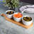 Gibson Home Gracious Dining 3-Piece Tidbit Bowl Set W/Bamboo Tray
