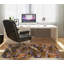 Python Low Pile Carpet Straight Rectangular Chair Mat-85672372