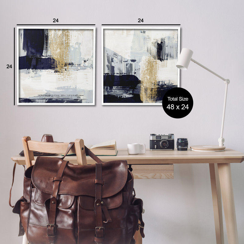 Ensemble de 2 pièces giclées par Susan Jill, Giclée encadrée blanc bord de mer, H 24 po x l 24 po