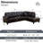 Bawan Faux Leather L-Shaped Sectional-2029014195-2029014196