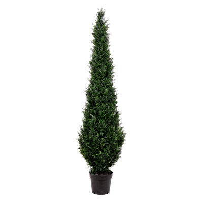 Yarbro Faux Foliage Topiary in Pot
