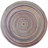 Antique American Braided Colorful Round Shape Area Rug