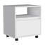 Table de chevet Munyochi, un tiroir, finition blanche-255715239