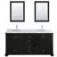 Ensemble de meuble-lavabo double 72 "avec miroir Deborah-59132586-98284204