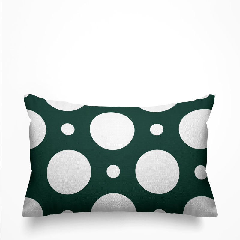 Housse et insert de coussin rectangulaire d'extérieur Fisk, Émeraude