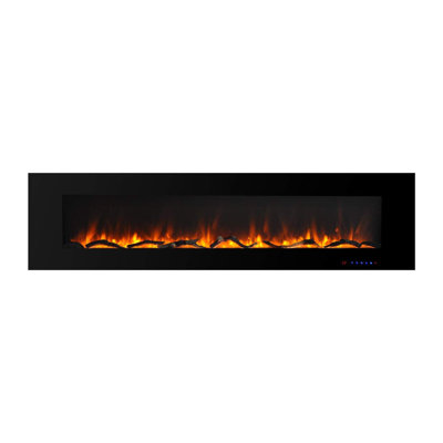 Nishant Wall Mounted Electric Fireplace